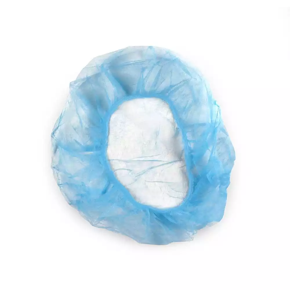 Шапочка -берет Шарлотта, плоская, плотность 14г/м2, нестерильная, цвет голубой