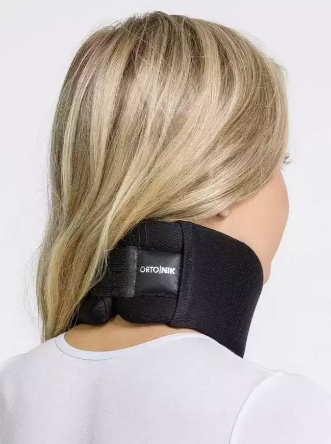 Бандаж для шейного отдела позвоночника для взрослых ORTO.NIK, Шина Шанца №9 (8х36см) Орт.ШВ-511 со съемным чехлом, черный