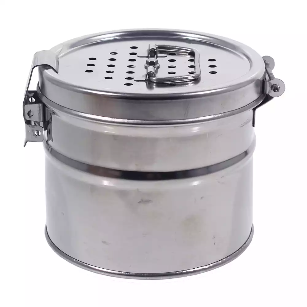 Бикс медицинский (Коробка стерилизационная), круглый, с фильтрами КСКФ-3, объем 3,0л