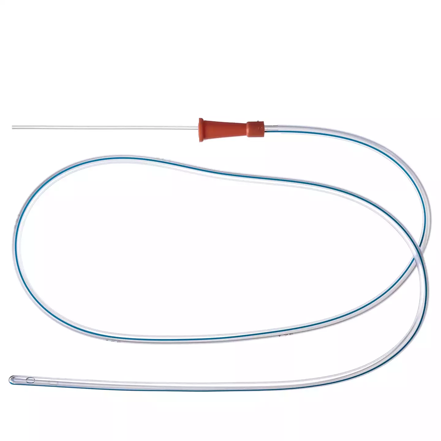 Зонд желудочный CH-16, длина 100см, диаметр 3,8/5,3мм, с рентгеноконтрастной полосой и с проводником, стерильный, оранжевый